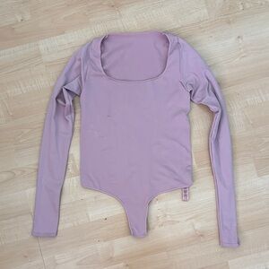 SKIMS Lavender Long Sleeve Bodysuit